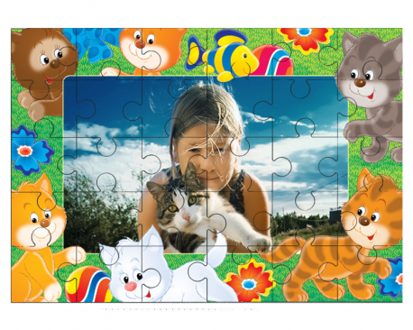 Puzzle personnalisé : Chats